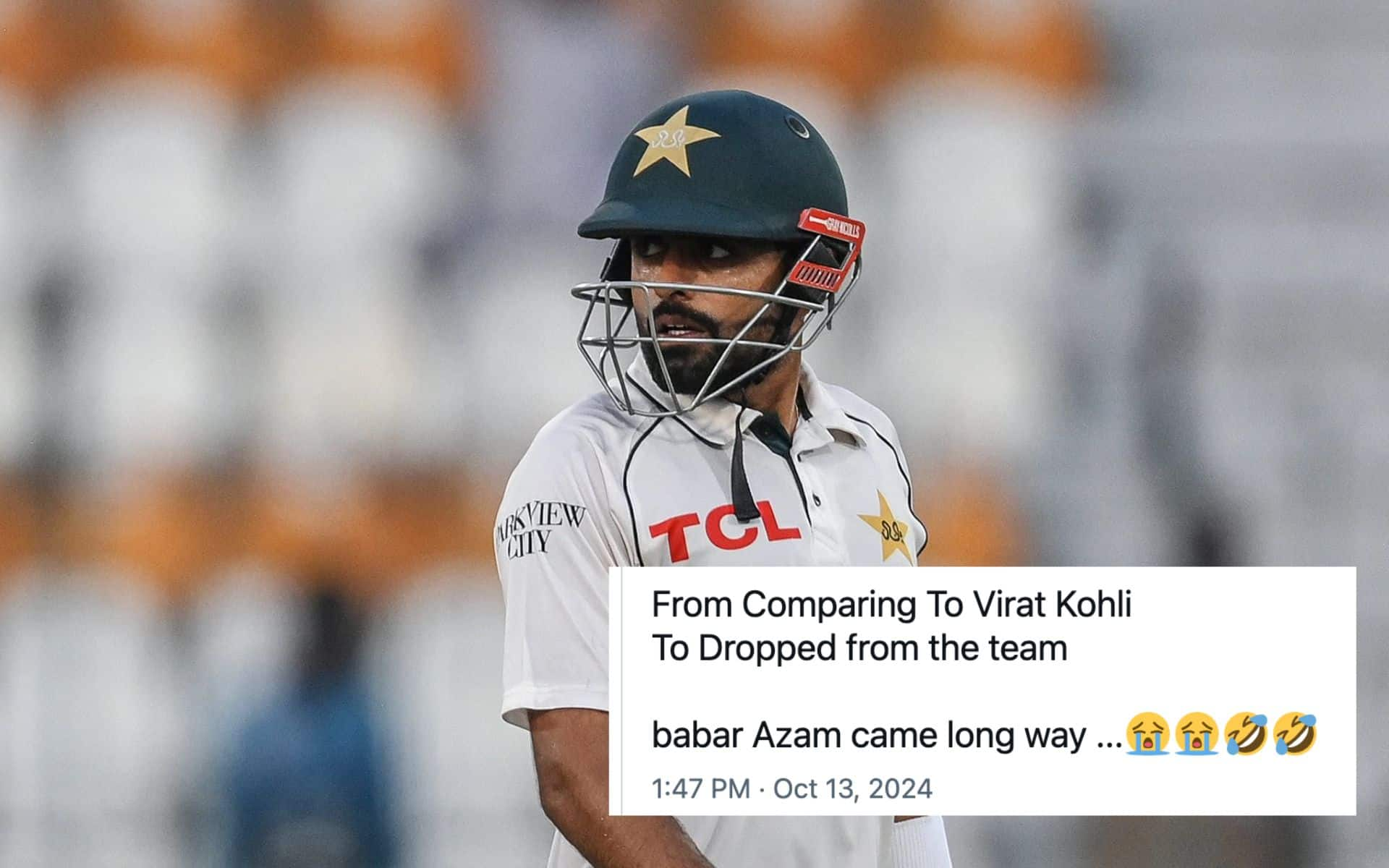 'From Comparing To Kohli..,' - Netizens Slam Babar Azam After Potential Omission From 2nd Test